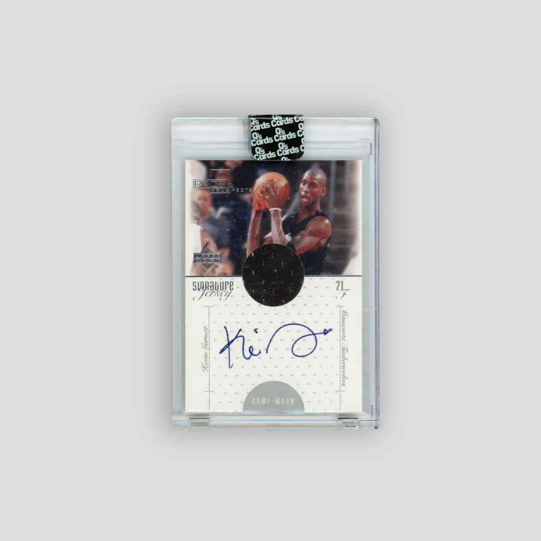 2000-01 Upper Deck Pros & Prospects Signature Jersey Kevin Garnett #KG