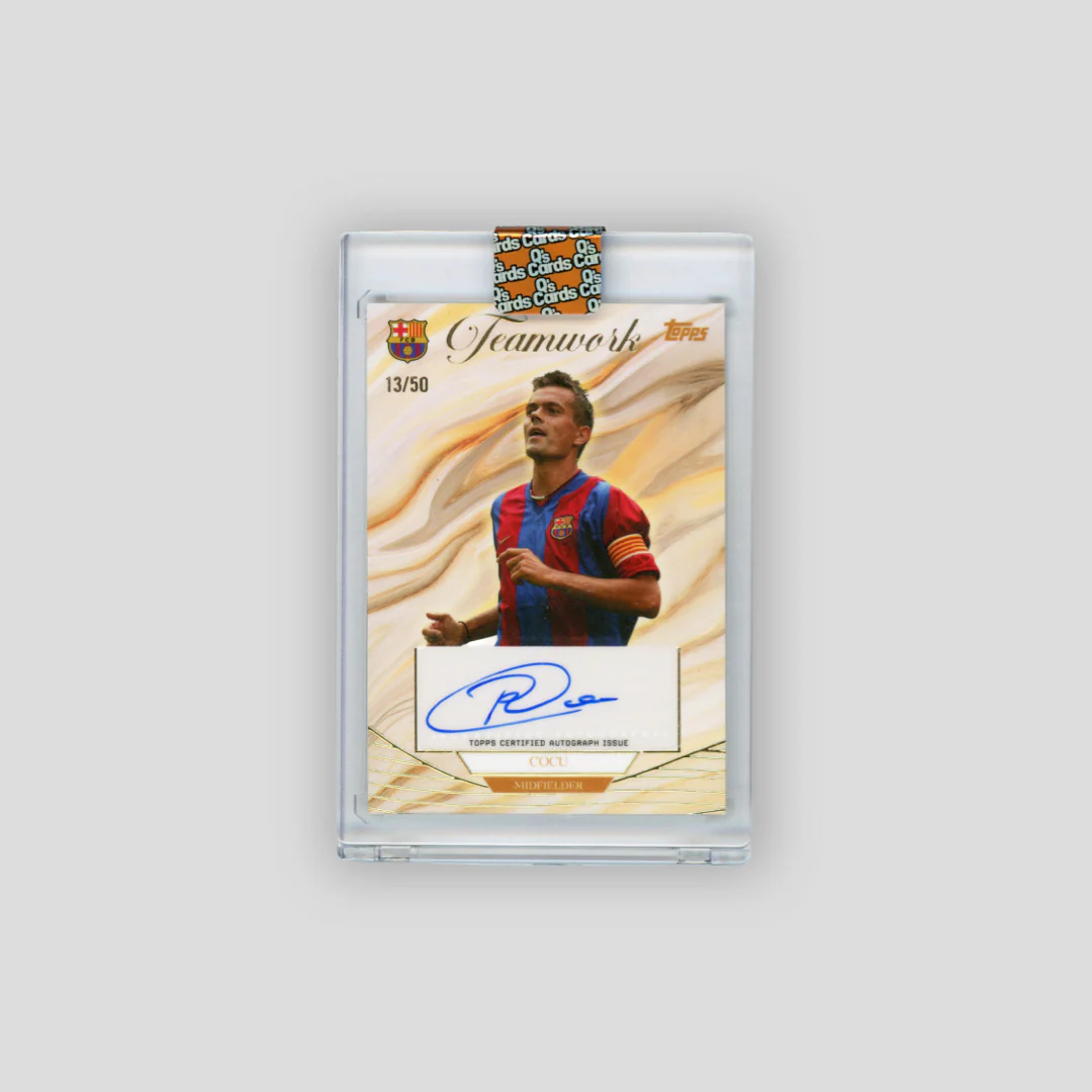 2025-26 Topps Barcelona Forever Teamwork Auto Phillip Cocu Gold /50  #8